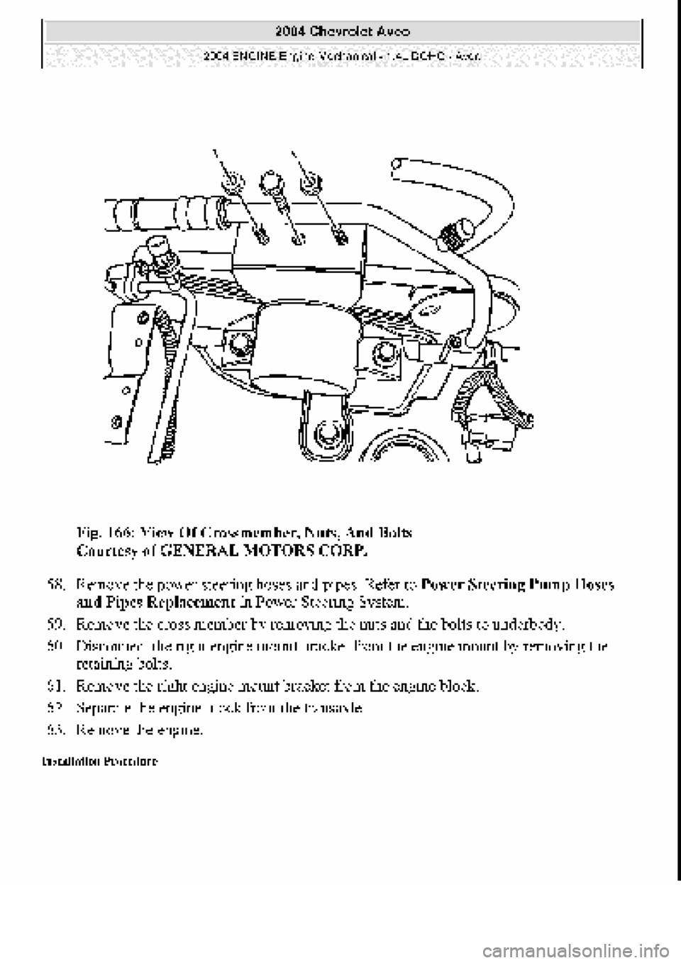 CHEVROLET AVEO 2002  Service Repair Manual 