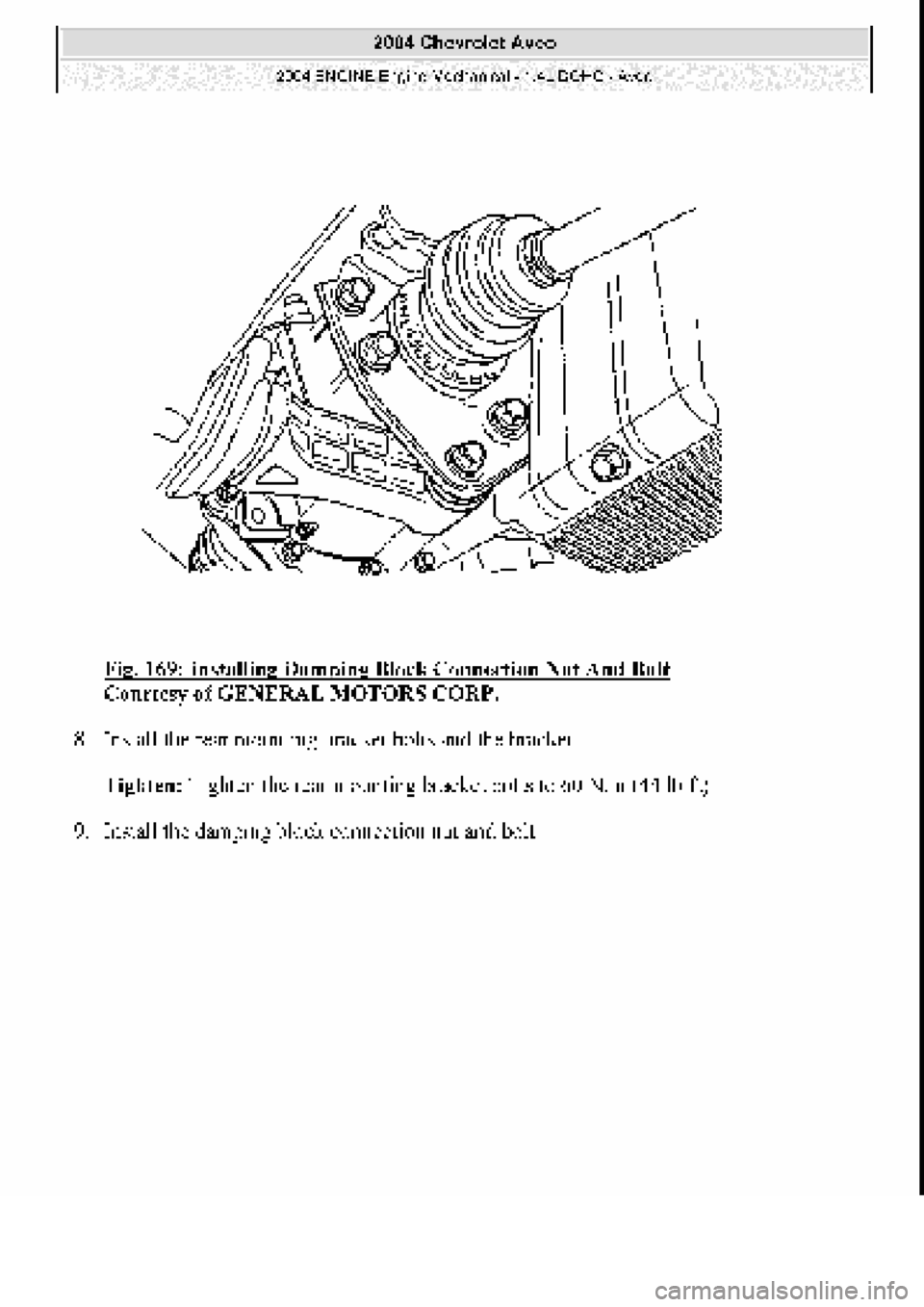 CHEVROLET AVEO 2002  Service Repair Manual 