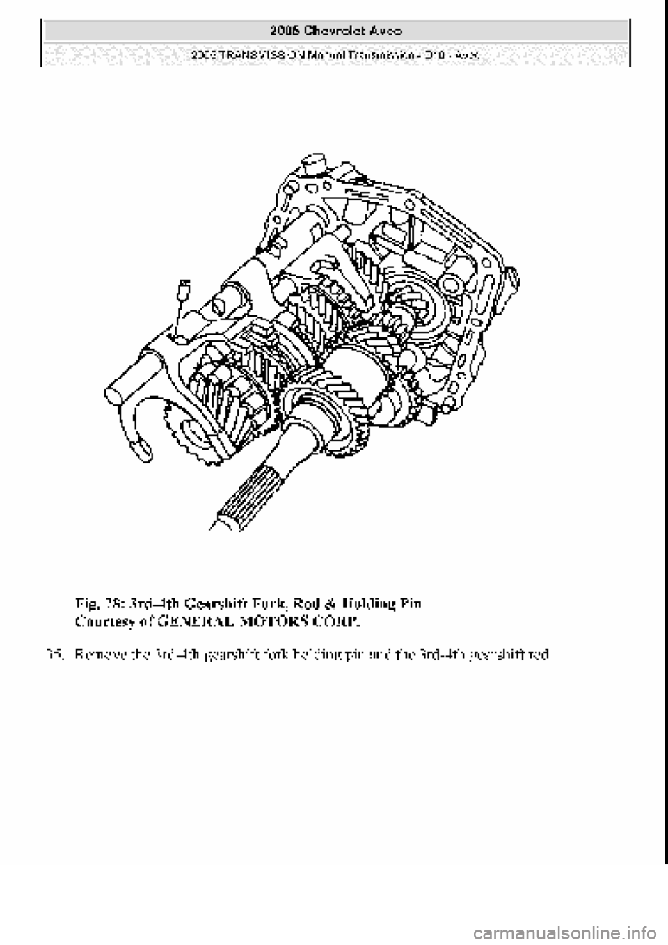 CHEVROLET AVEO 2002  Service Repair Manual 