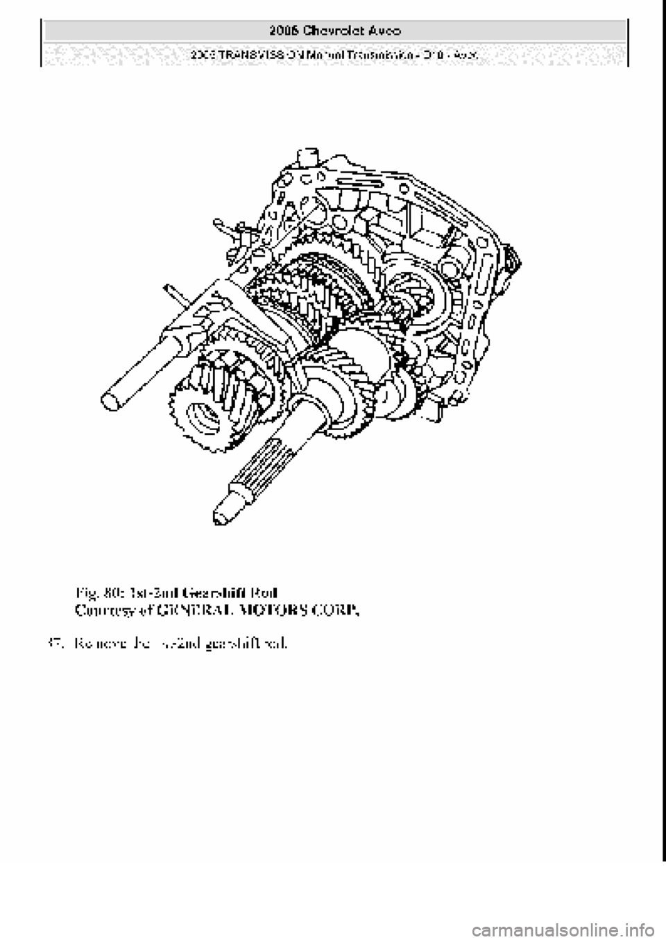 CHEVROLET AVEO 2002  Service Repair Manual 