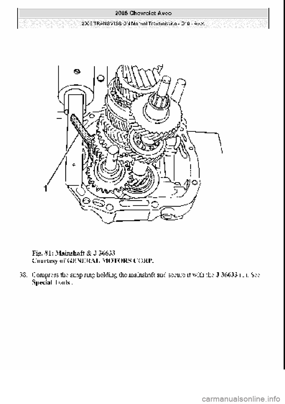 CHEVROLET AVEO 2002  Service Repair Manual 