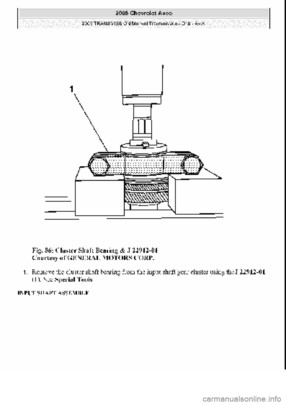 CHEVROLET AVEO 2002  Service Repair Manual 