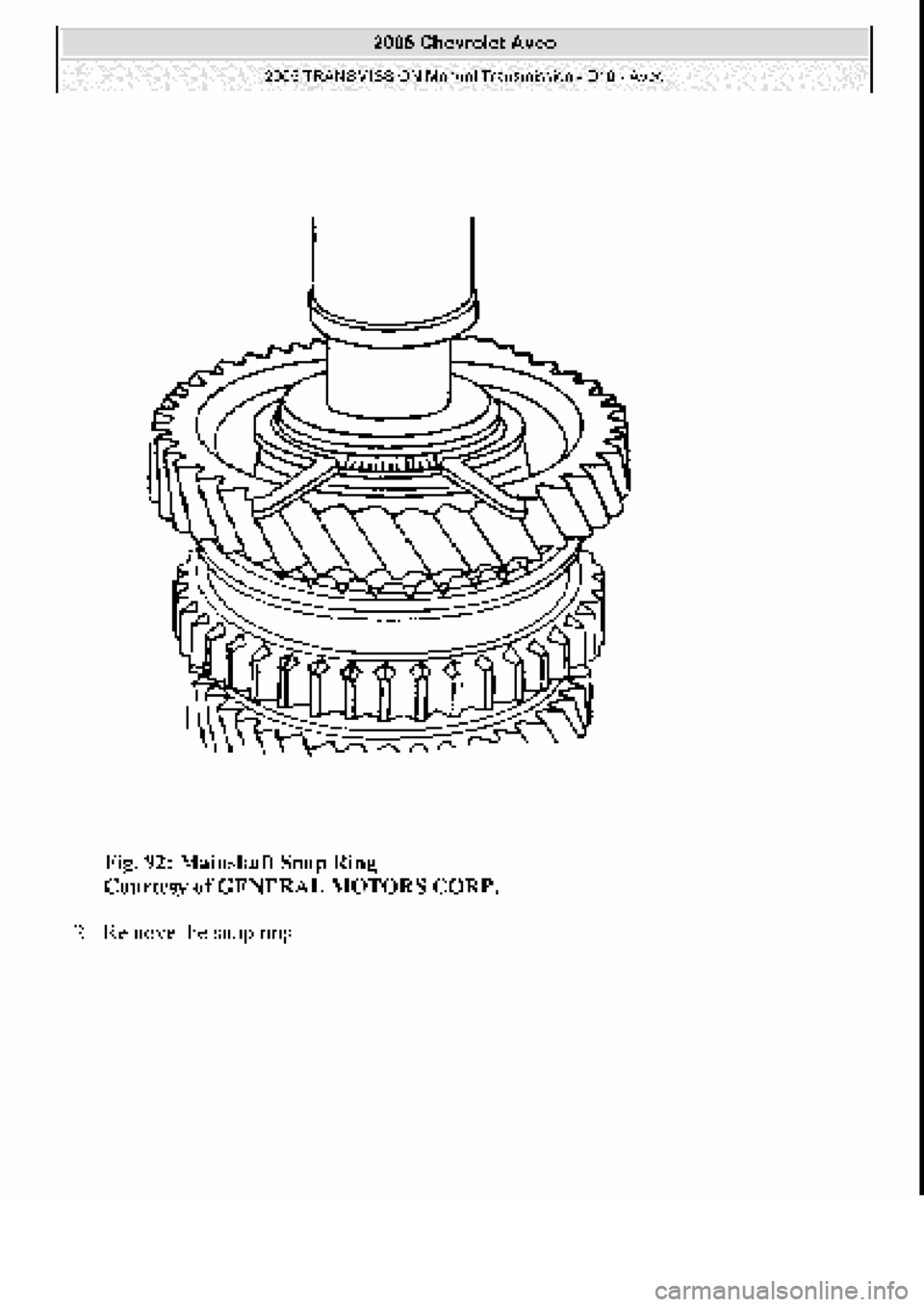 CHEVROLET AVEO 2002  Service Repair Manual 