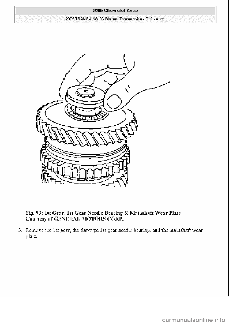 CHEVROLET AVEO 2002  Service Repair Manual 