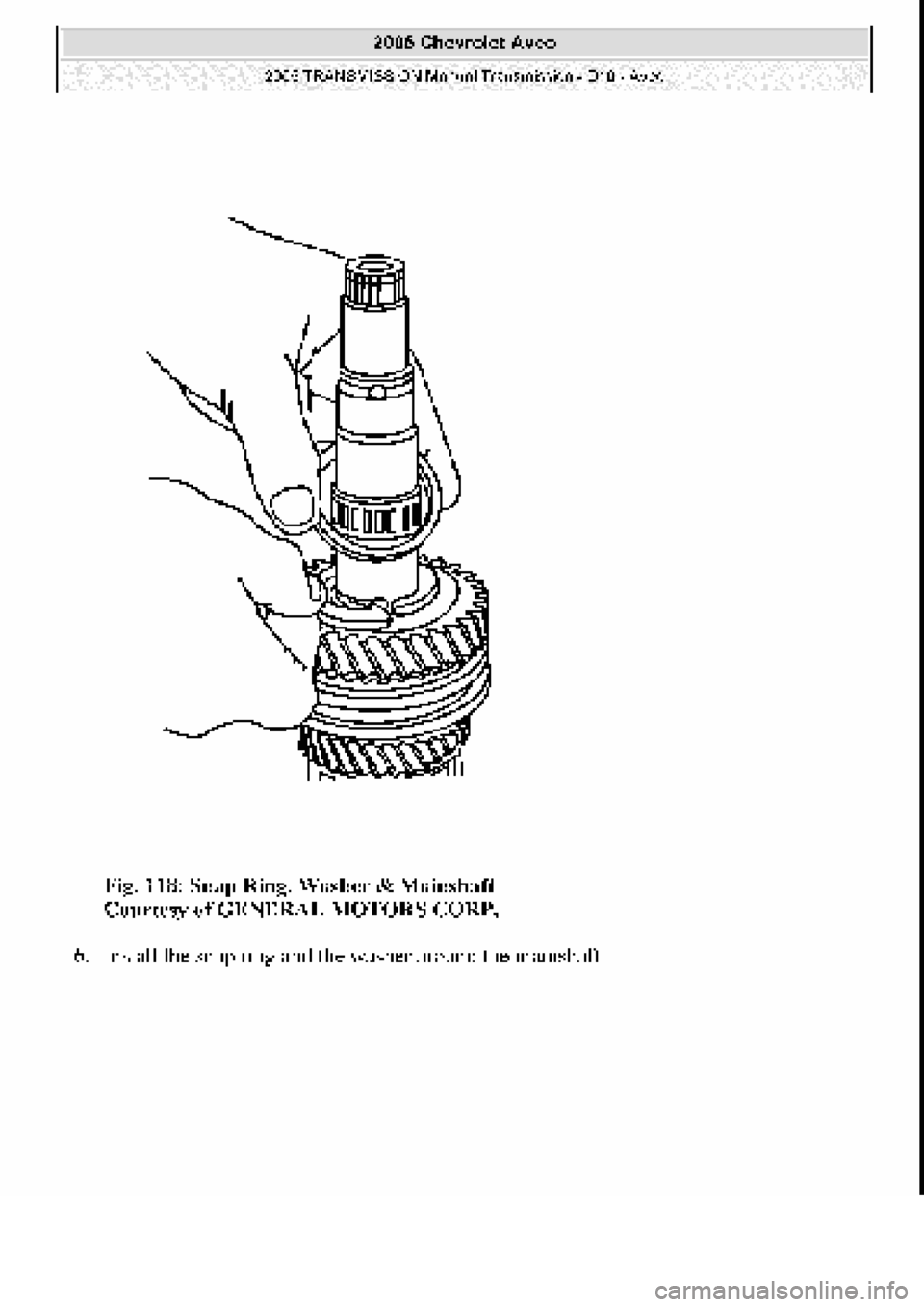 CHEVROLET AVEO 2002  Service Repair Manual 