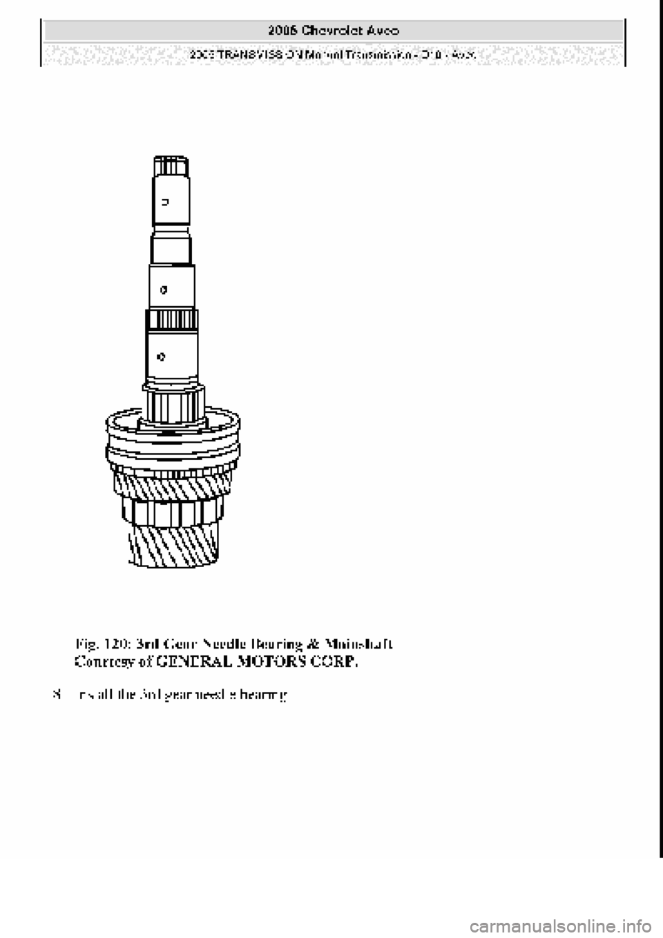 CHEVROLET AVEO 2002  Service Repair Manual 