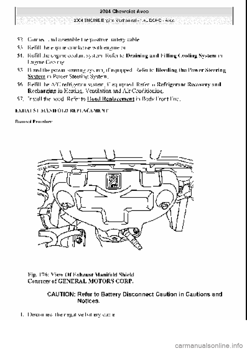 CHEVROLET AVEO 2002  Service Repair Manual 