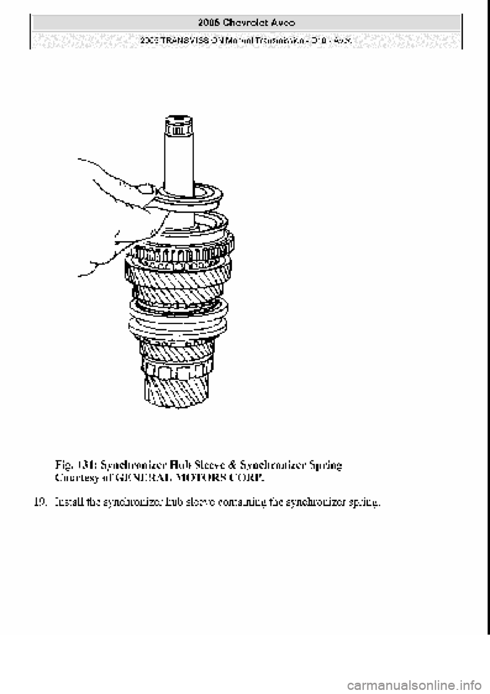 CHEVROLET AVEO 2002  Service Repair Manual 