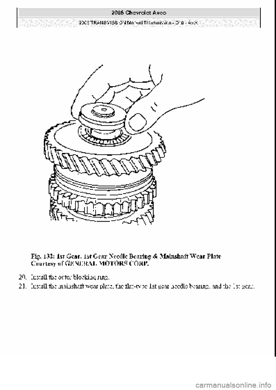 CHEVROLET AVEO 2002  Service Repair Manual 