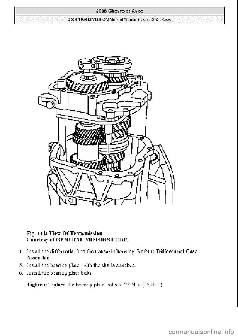 CHEVROLET AVEO 2002  Service Repair Manual 
