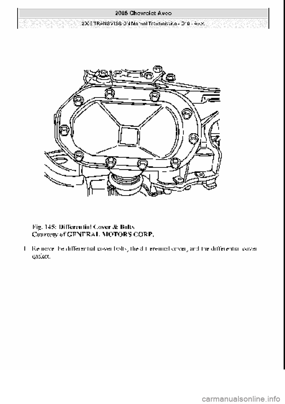 CHEVROLET AVEO 2002  Service Repair Manual 