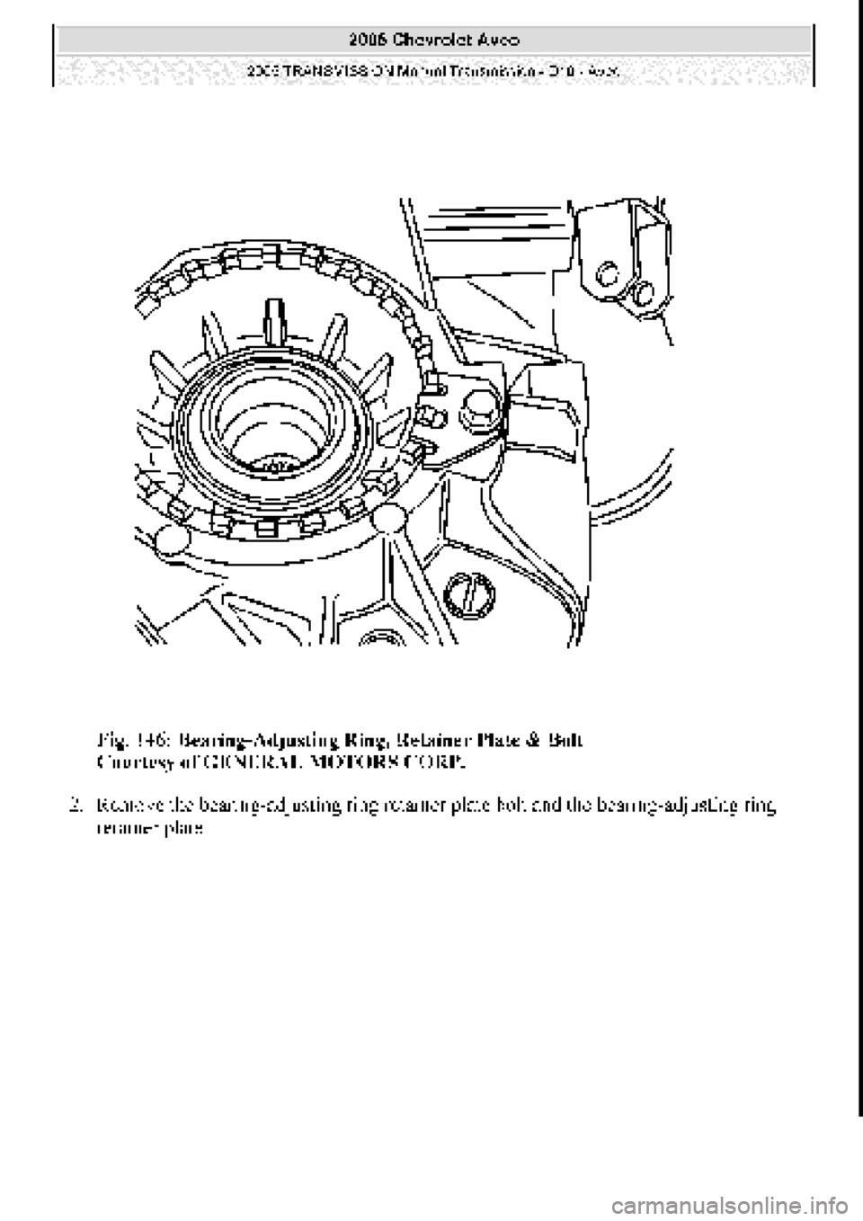 CHEVROLET AVEO 2002  Service Repair Manual 