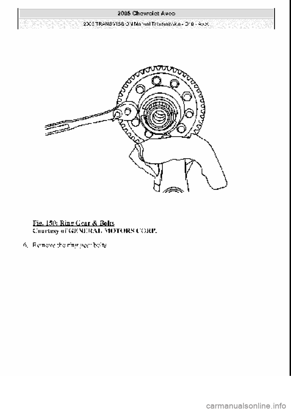 CHEVROLET AVEO 2002  Service Repair Manual 