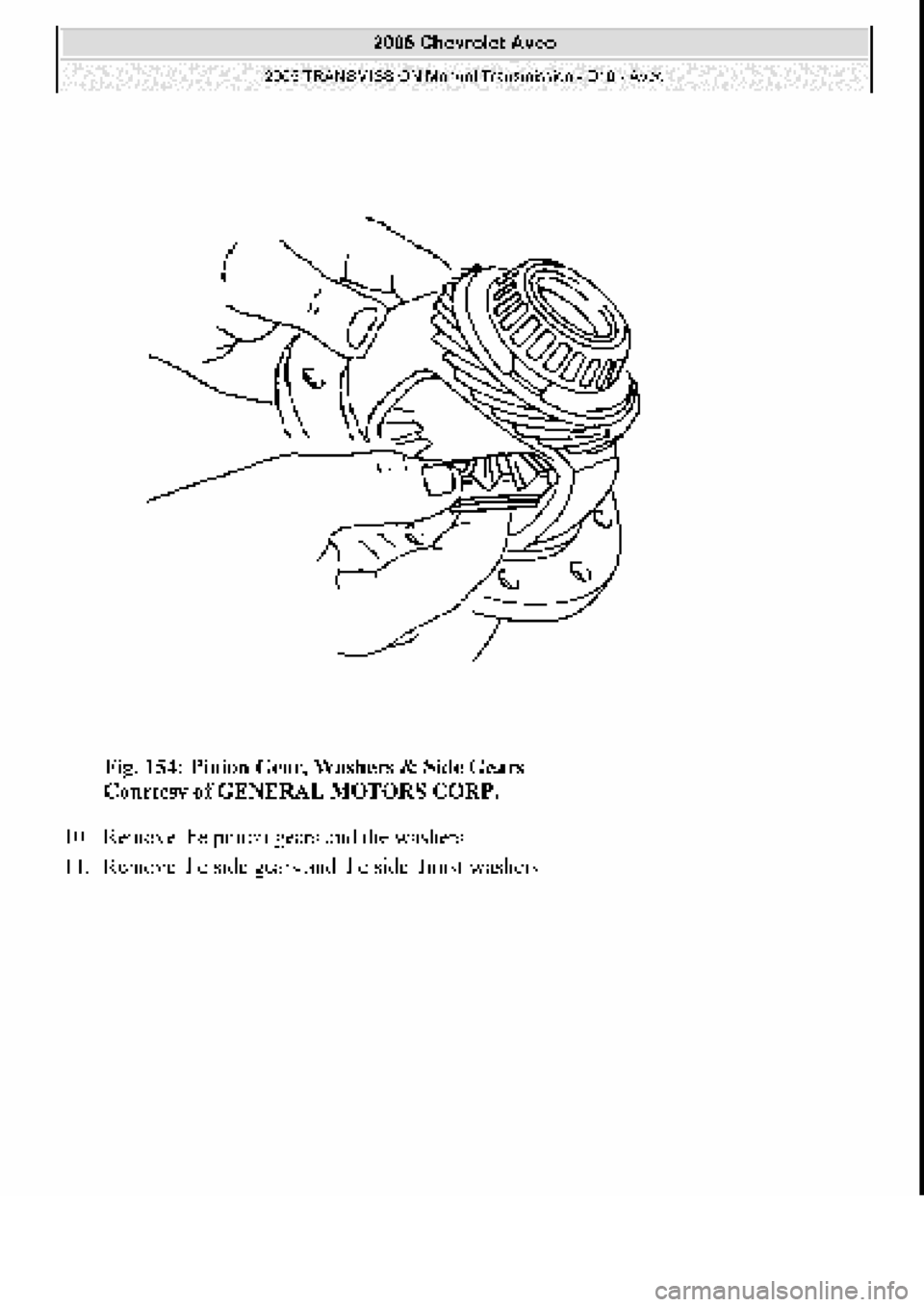 CHEVROLET AVEO 2002  Service Repair Manual 