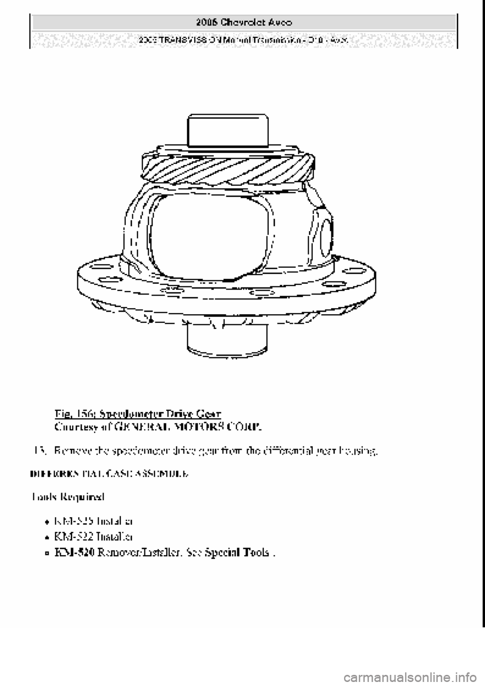 CHEVROLET AVEO 2002  Service Repair Manual 