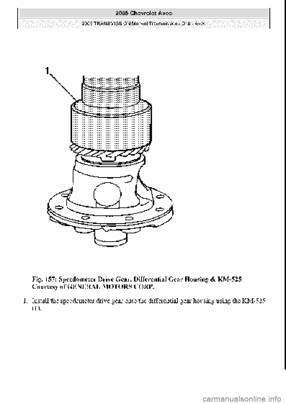 CHEVROLET AVEO 2002  Service Repair Manual 