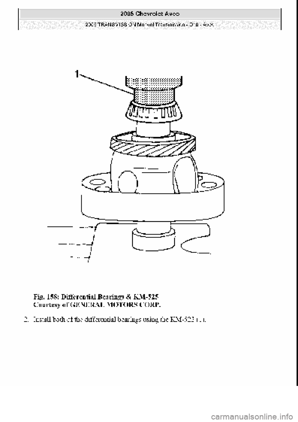CHEVROLET AVEO 2002  Service Repair Manual 
