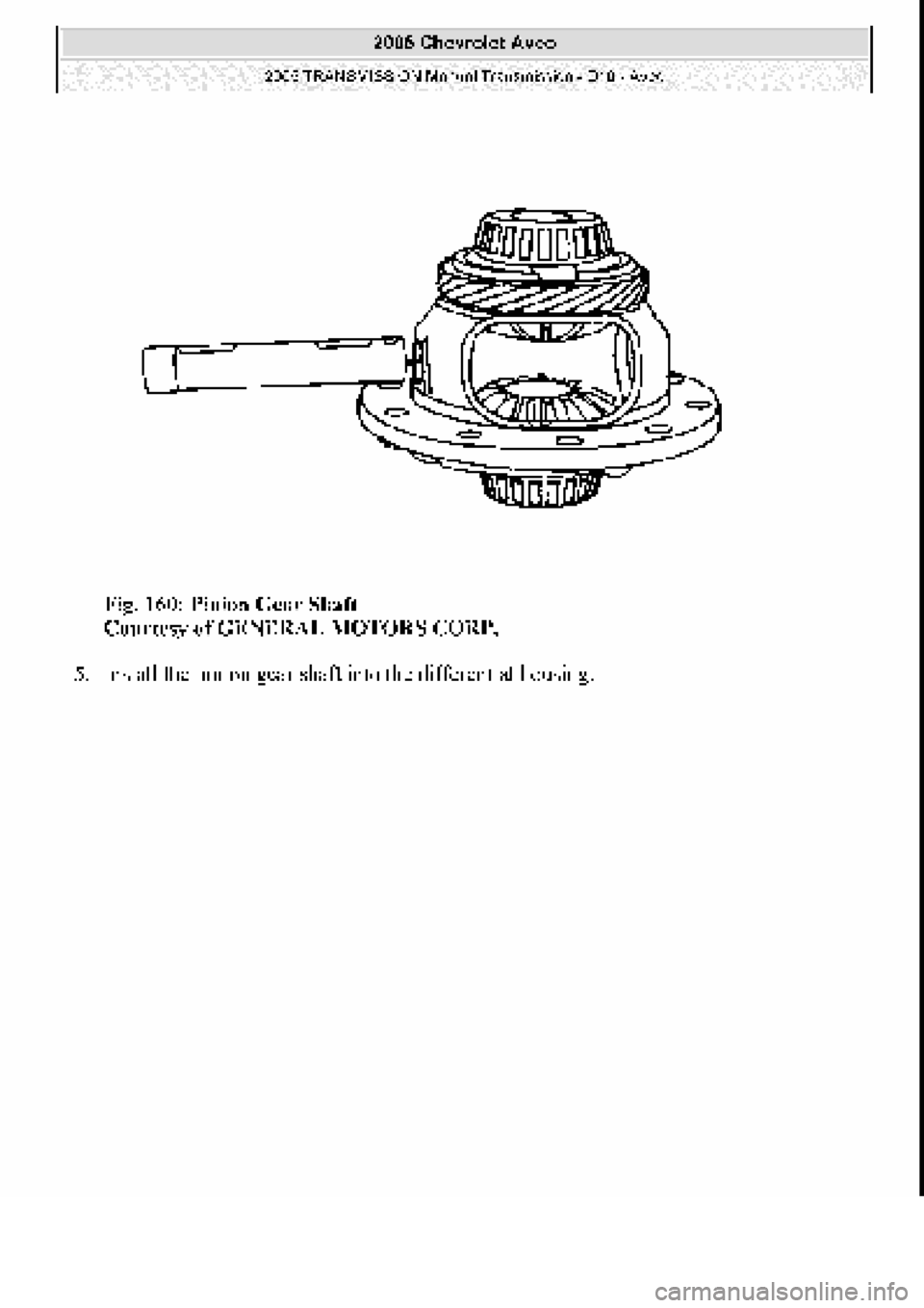CHEVROLET AVEO 2002  Service Repair Manual 