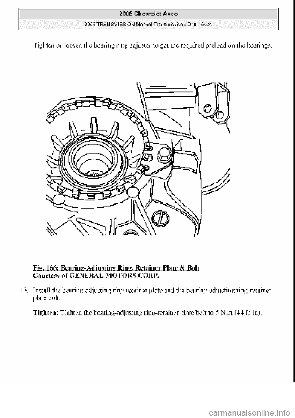 CHEVROLET AVEO 2002  Service Repair Manual 