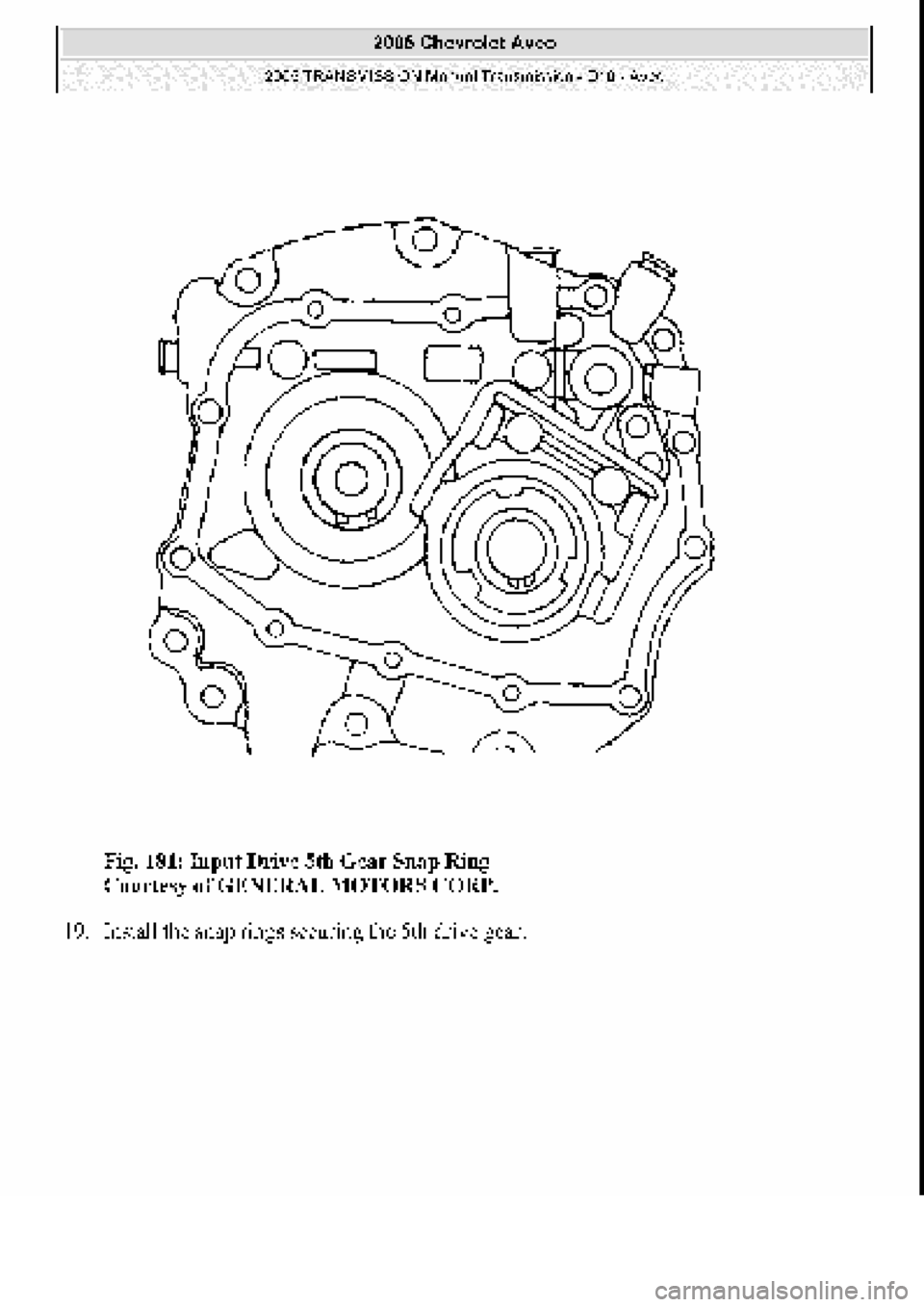 CHEVROLET AVEO 2002  Service Repair Manual 