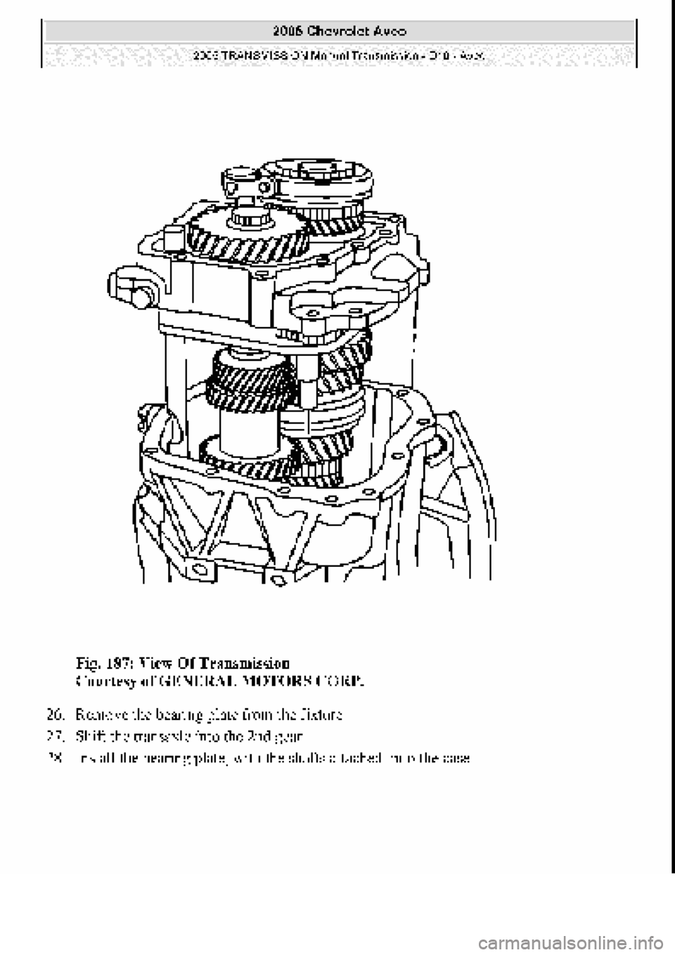 CHEVROLET AVEO 2002  Service Repair Manual 