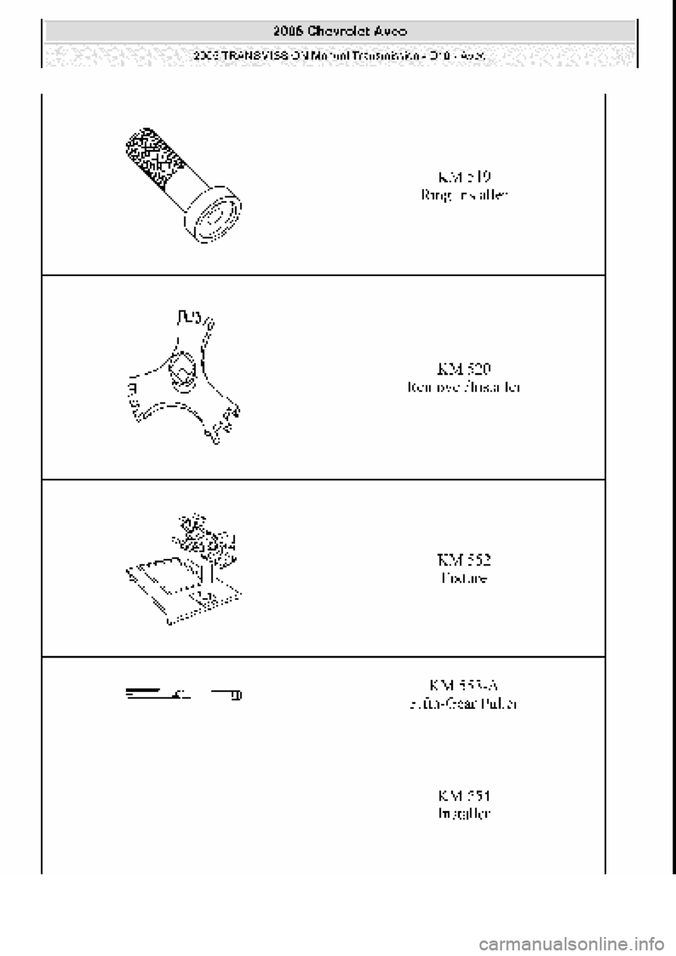 CHEVROLET AVEO 2002  Service Repair Manual 