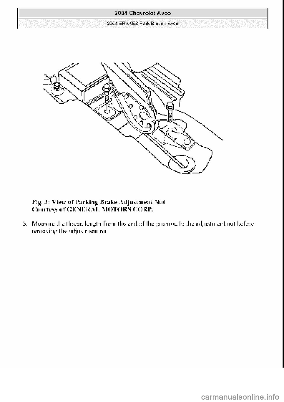 CHEVROLET AVEO 2002  Service Repair Manual 