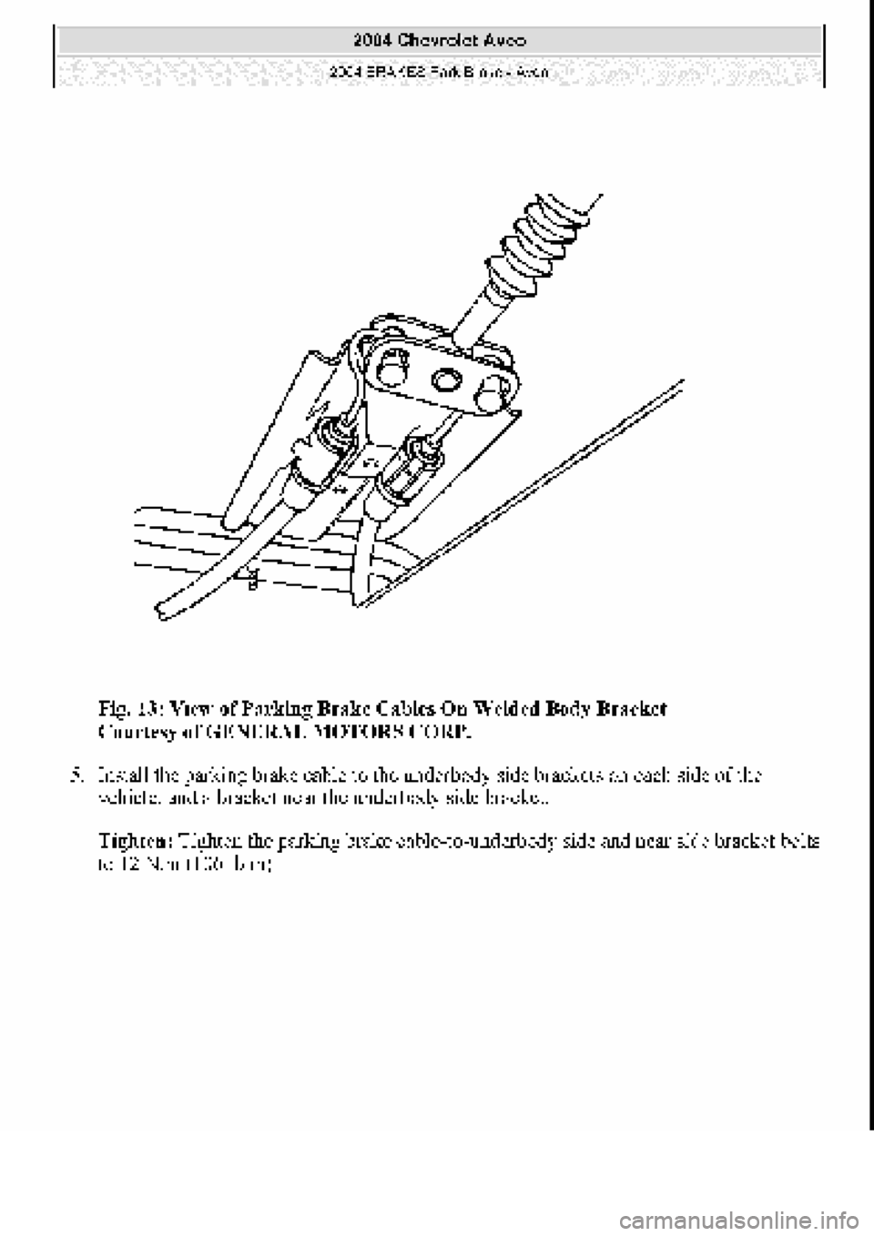 CHEVROLET AVEO 2002  Service Repair Manual 