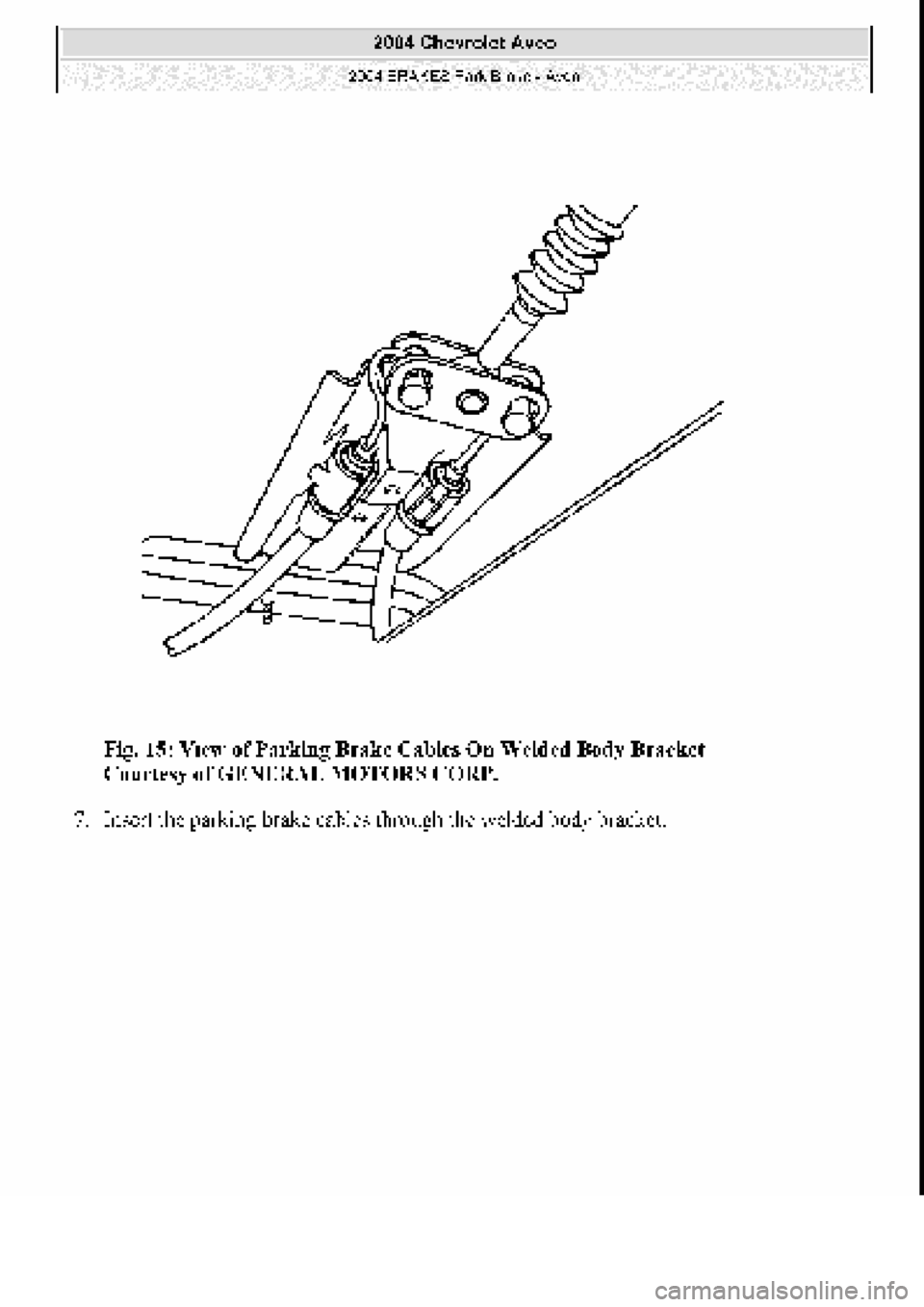 CHEVROLET AVEO 2002  Service Repair Manual 