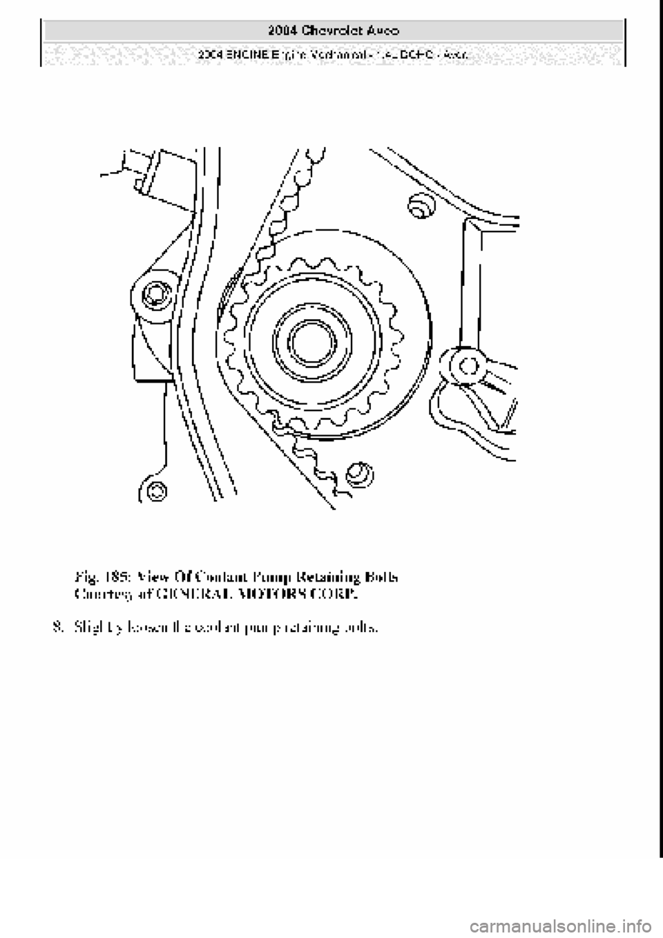 CHEVROLET AVEO 2002  Service Repair Manual 