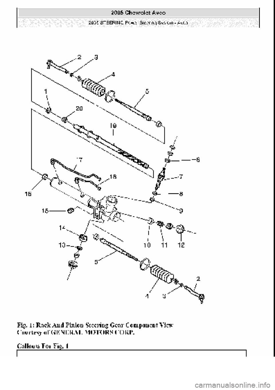 CHEVROLET AVEO 2002  Service Repair Manual 