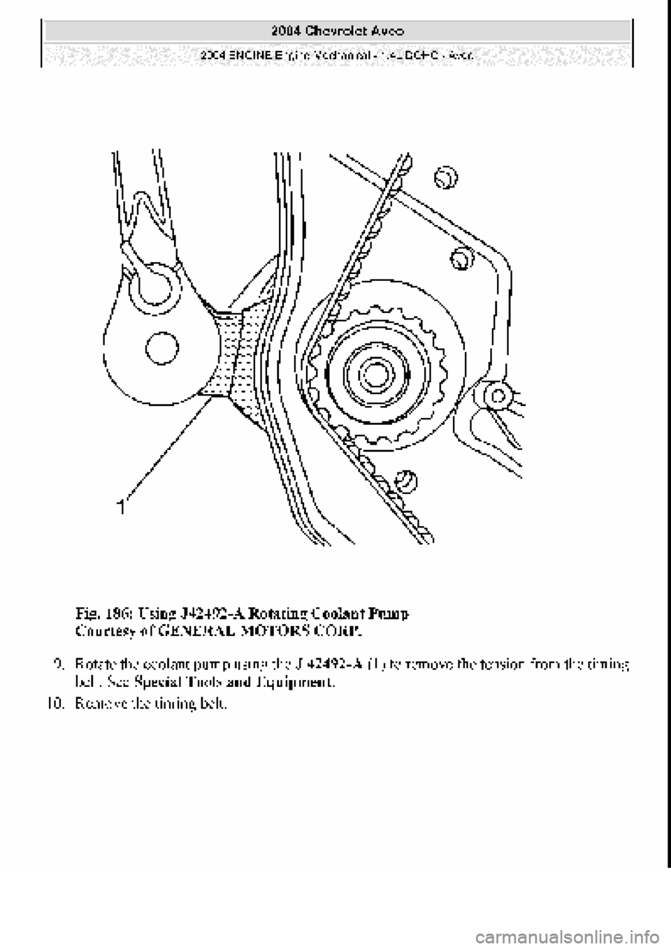 CHEVROLET AVEO 2002  Service Repair Manual 