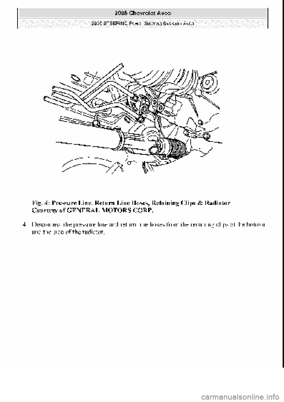 CHEVROLET AVEO 2002  Service Repair Manual 