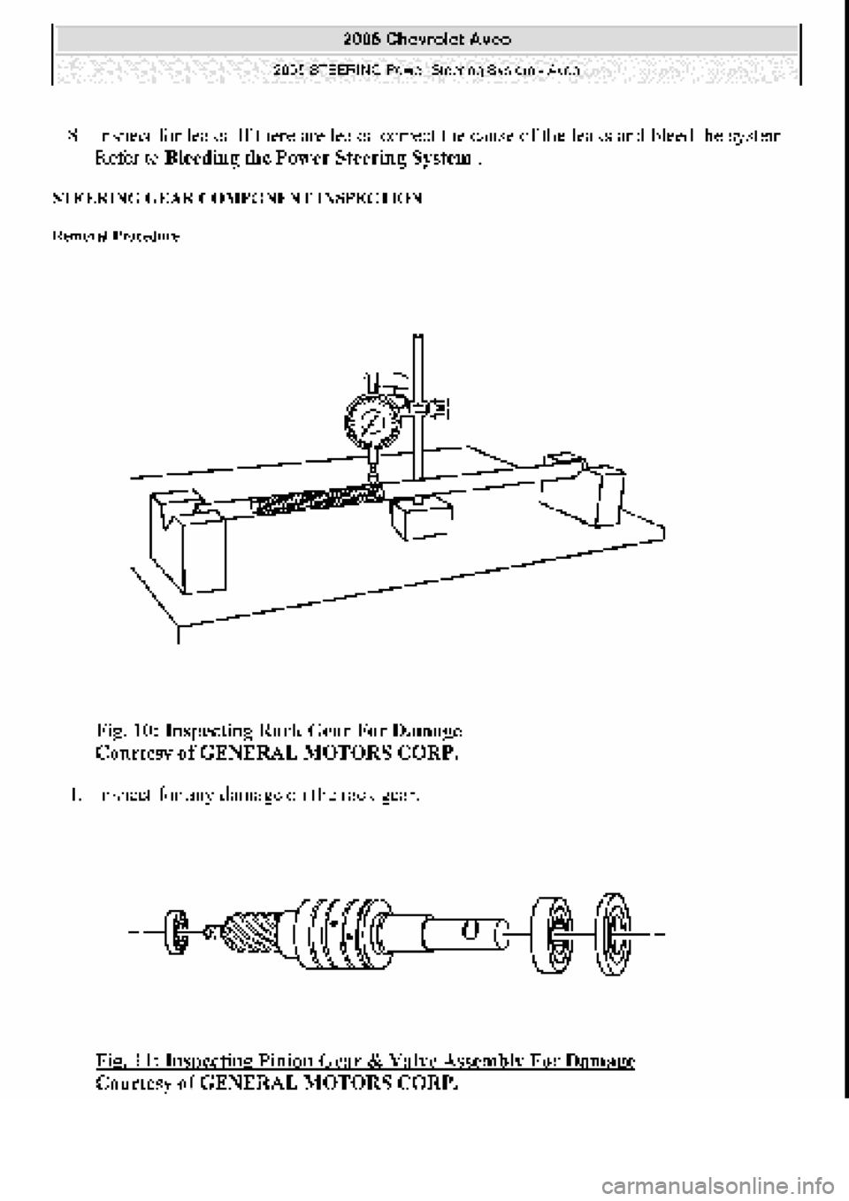 CHEVROLET AVEO 2002  Service Repair Manual 