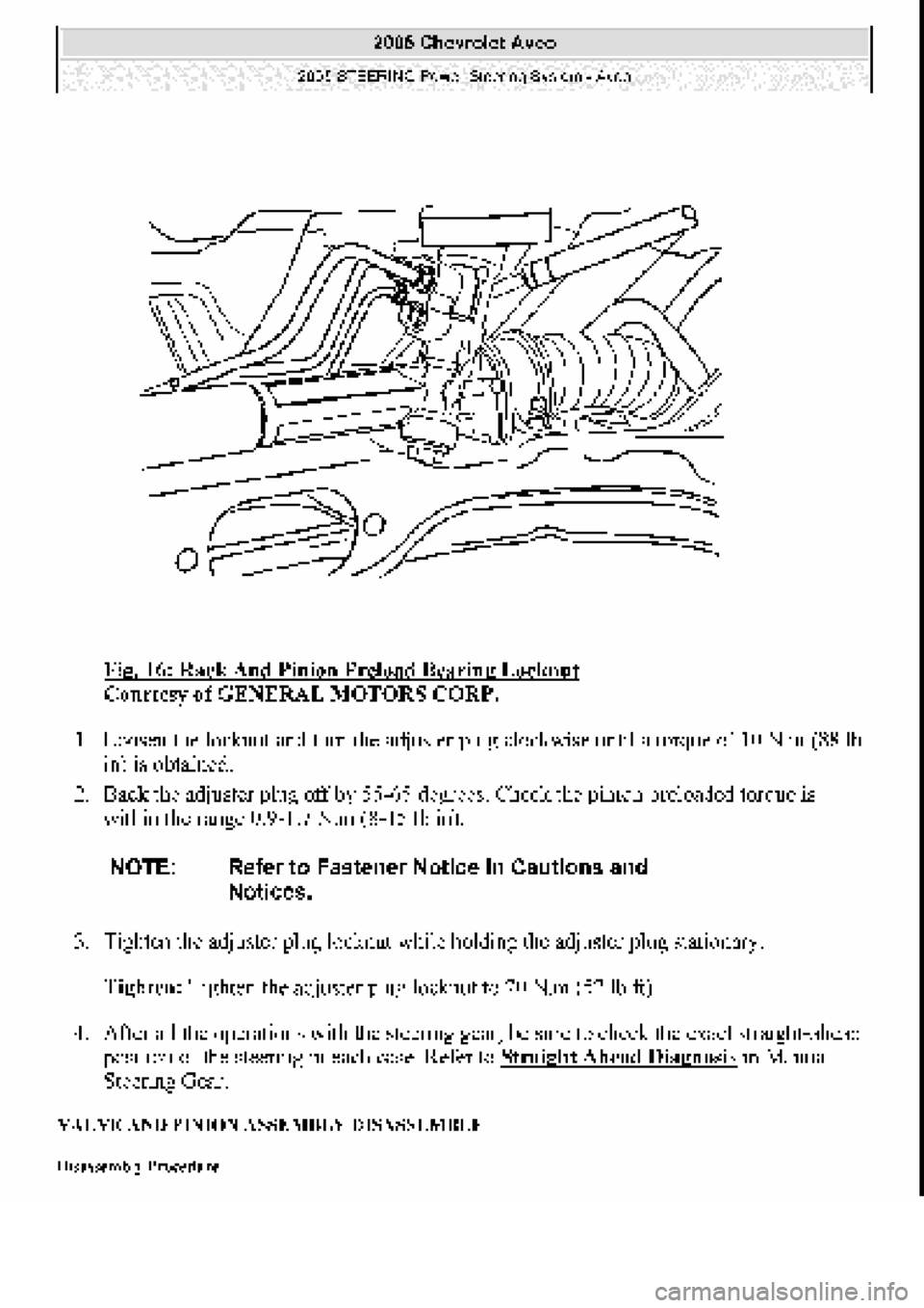 CHEVROLET AVEO 2002  Service Repair Manual 