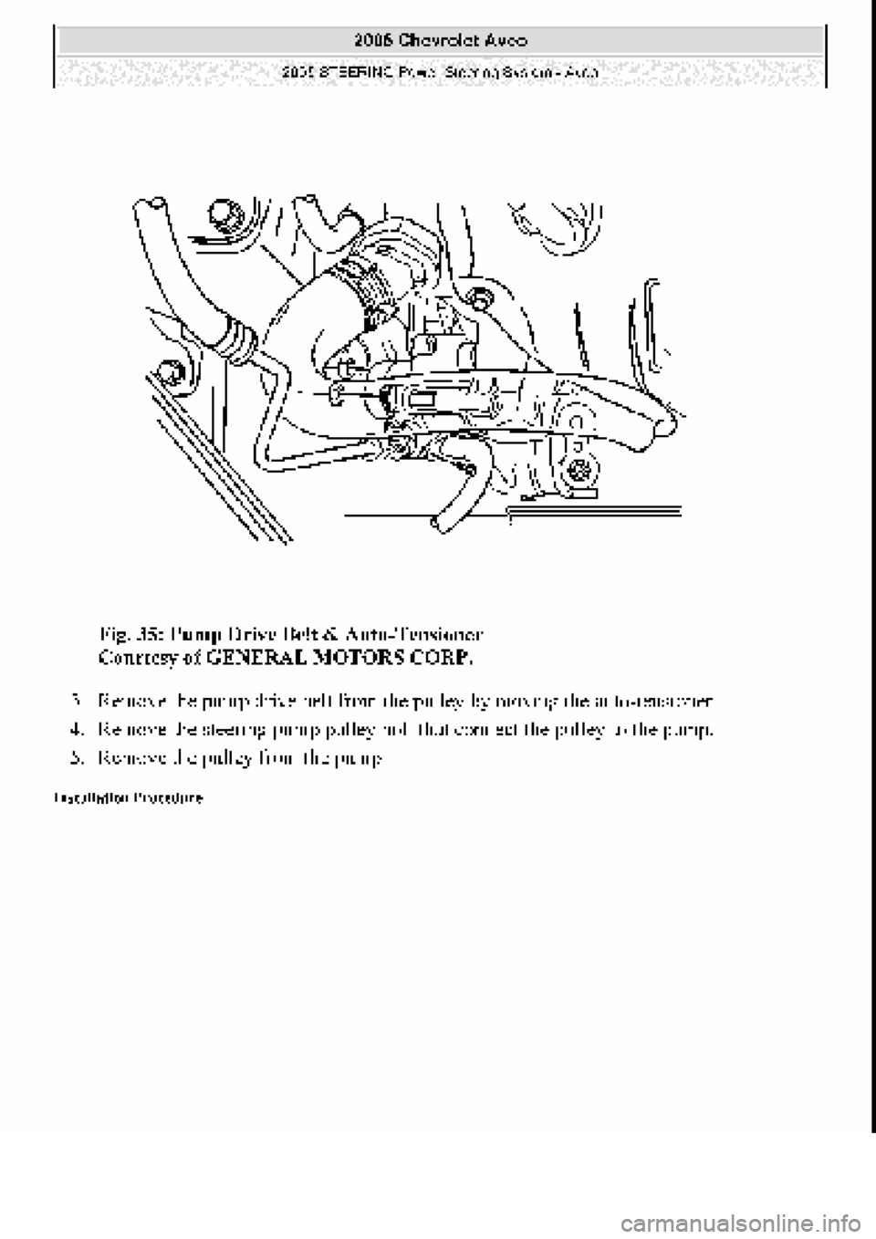 CHEVROLET AVEO 2002  Service Repair Manual 