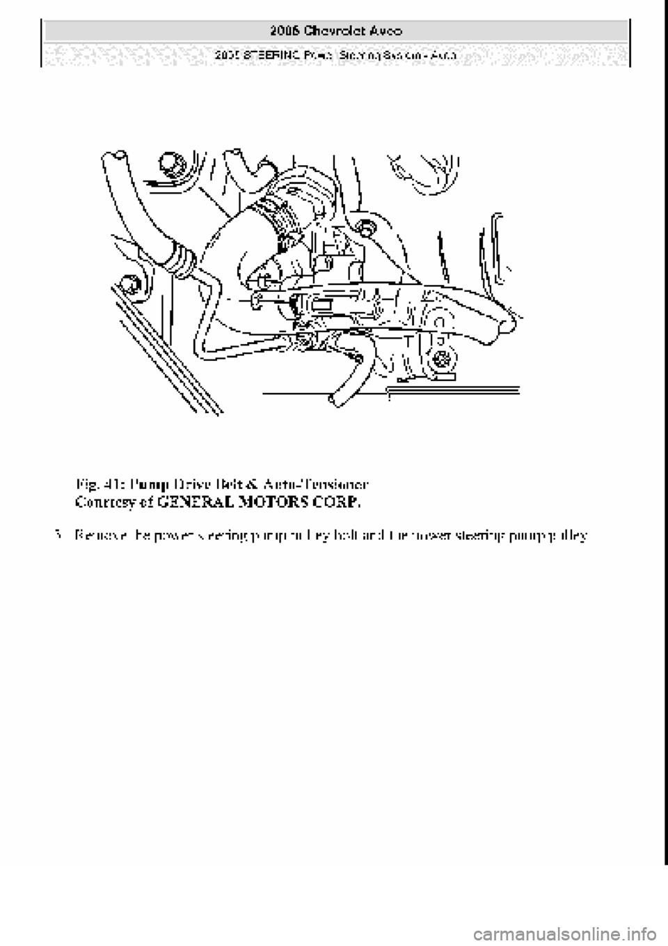 CHEVROLET AVEO 2002  Service Repair Manual 