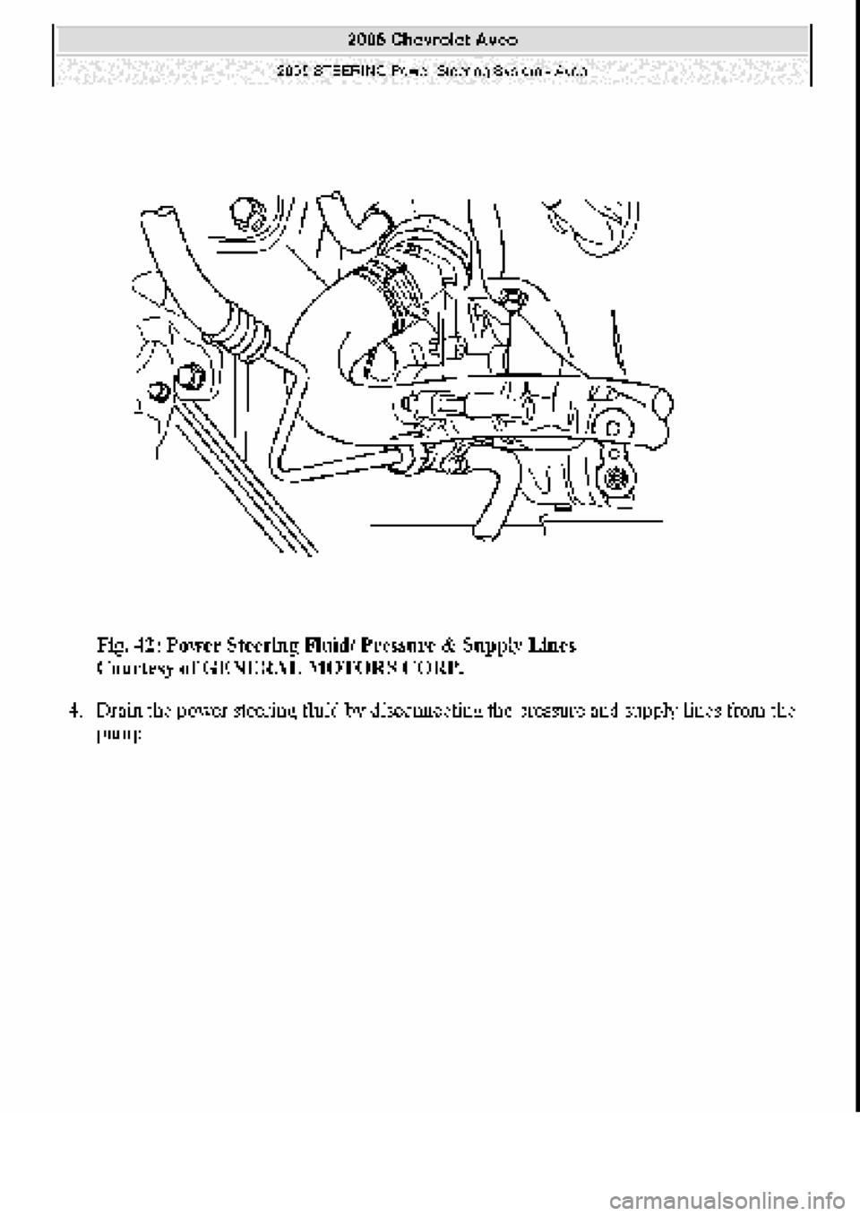 CHEVROLET AVEO 2002  Service Repair Manual 