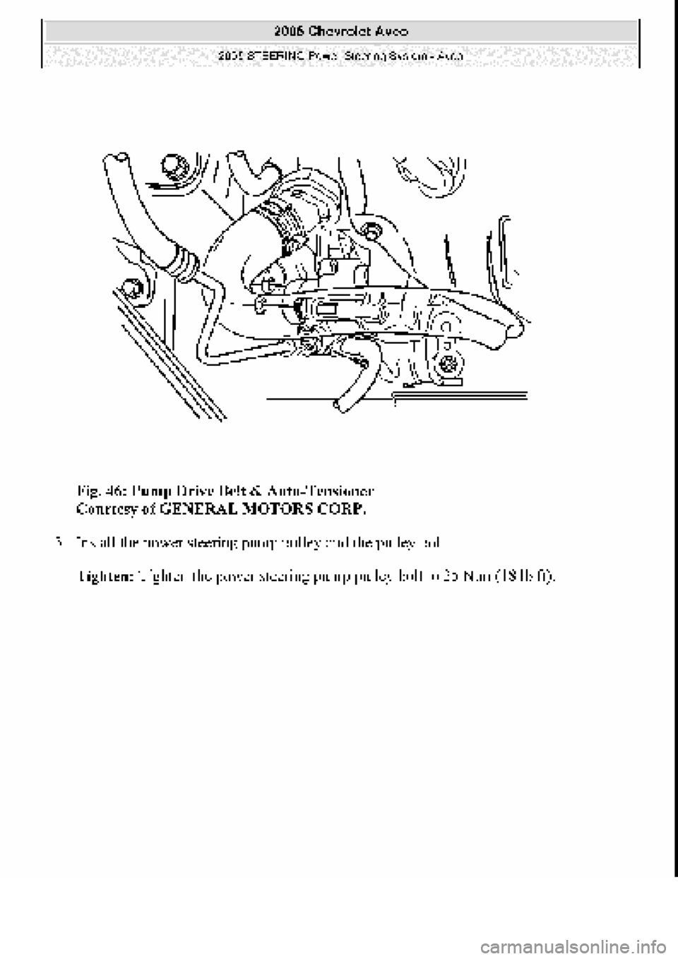 CHEVROLET AVEO 2002  Service Repair Manual 