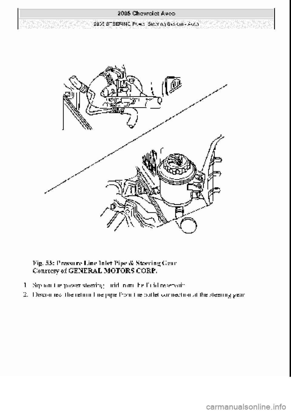 CHEVROLET AVEO 2002  Service Repair Manual 