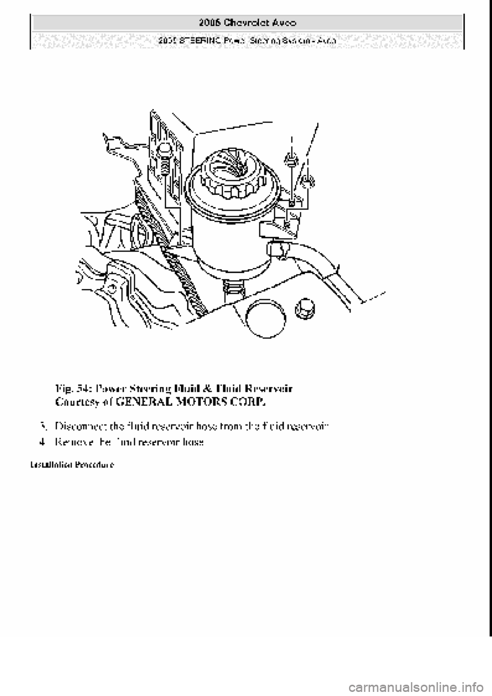 CHEVROLET AVEO 2002  Service Repair Manual 