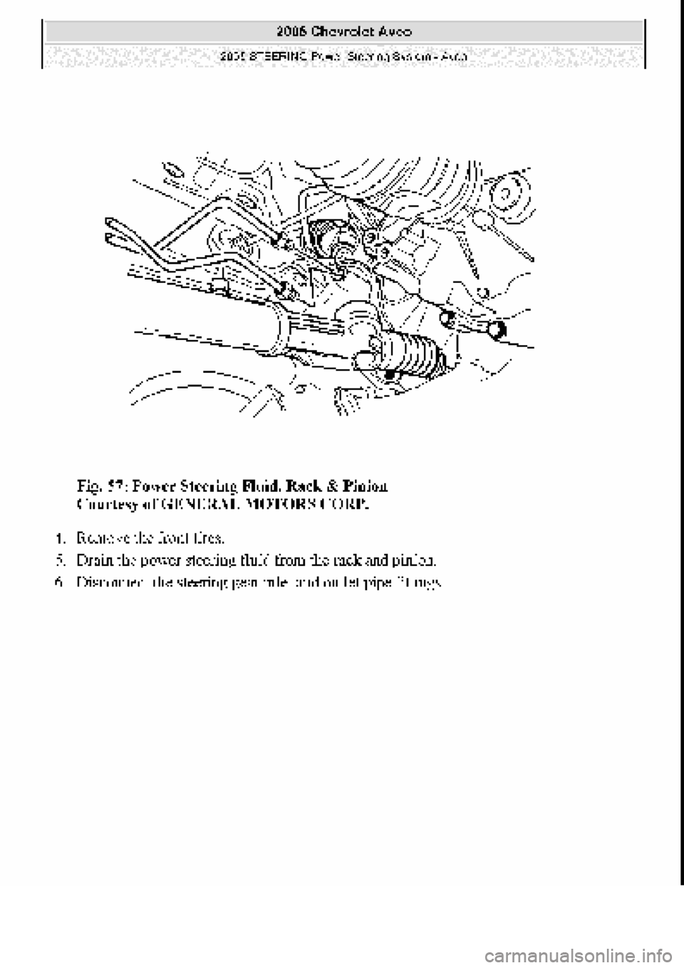 CHEVROLET AVEO 2002  Service Repair Manual 