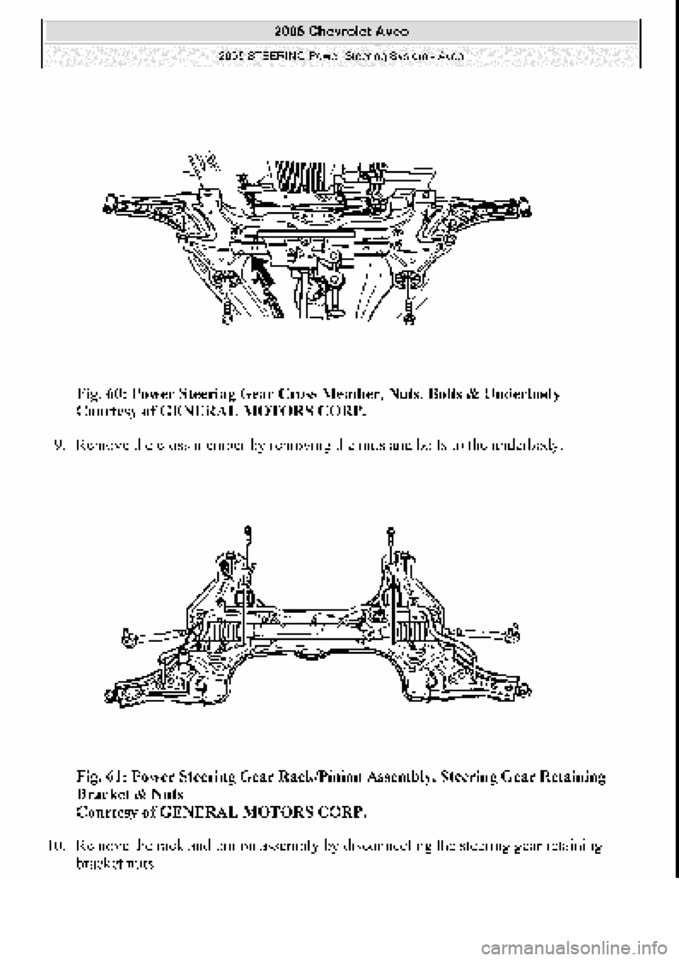 CHEVROLET AVEO 2002  Service Repair Manual 