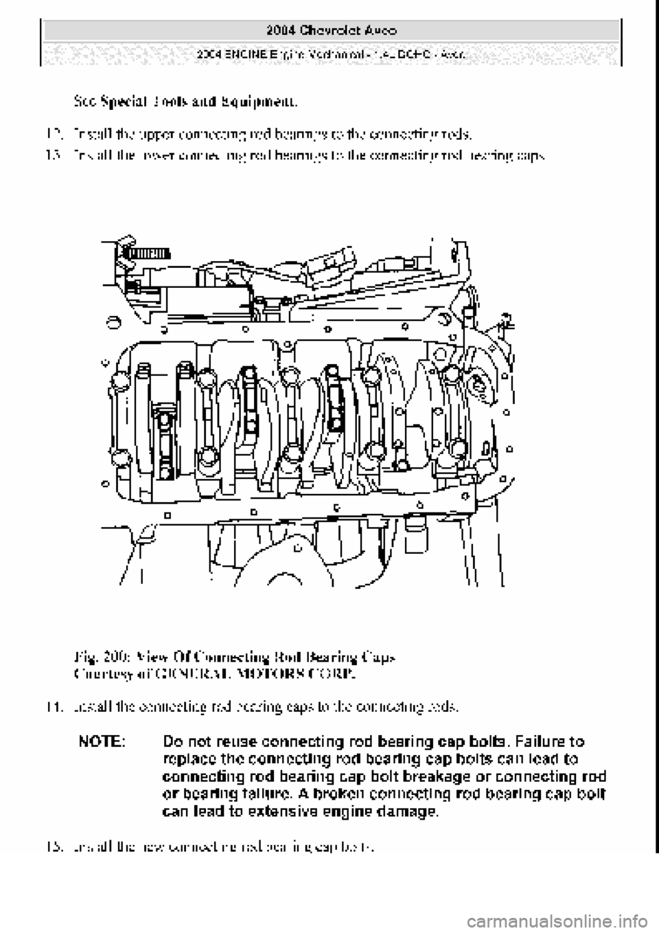 CHEVROLET AVEO 2002  Service Repair Manual 