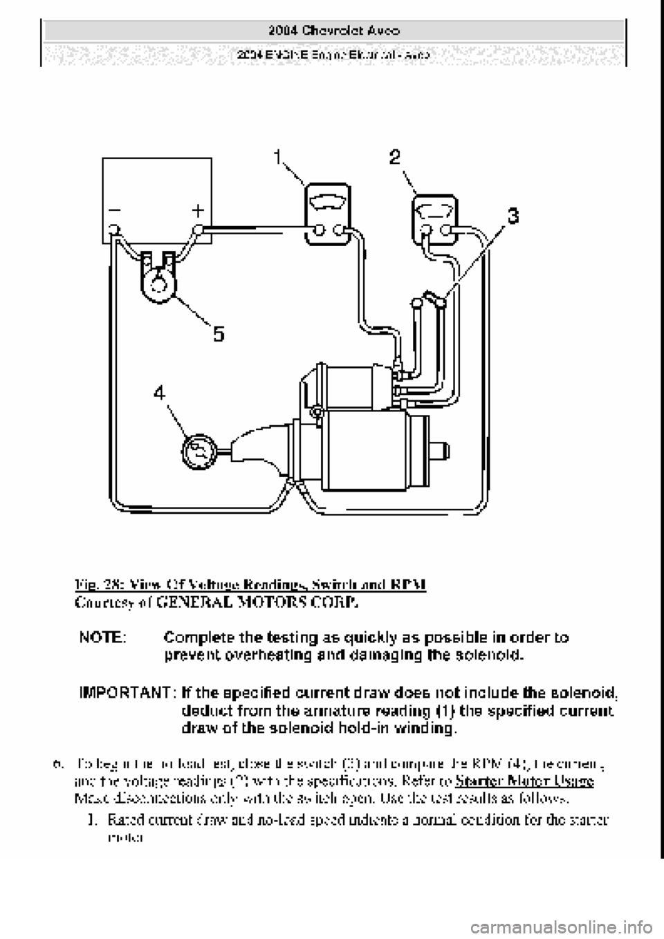 CHEVROLET AVEO 2002  Service Repair Manual 