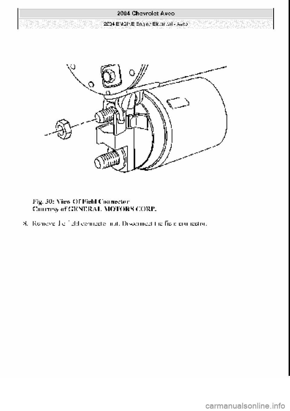 CHEVROLET AVEO 2002  Service Repair Manual 