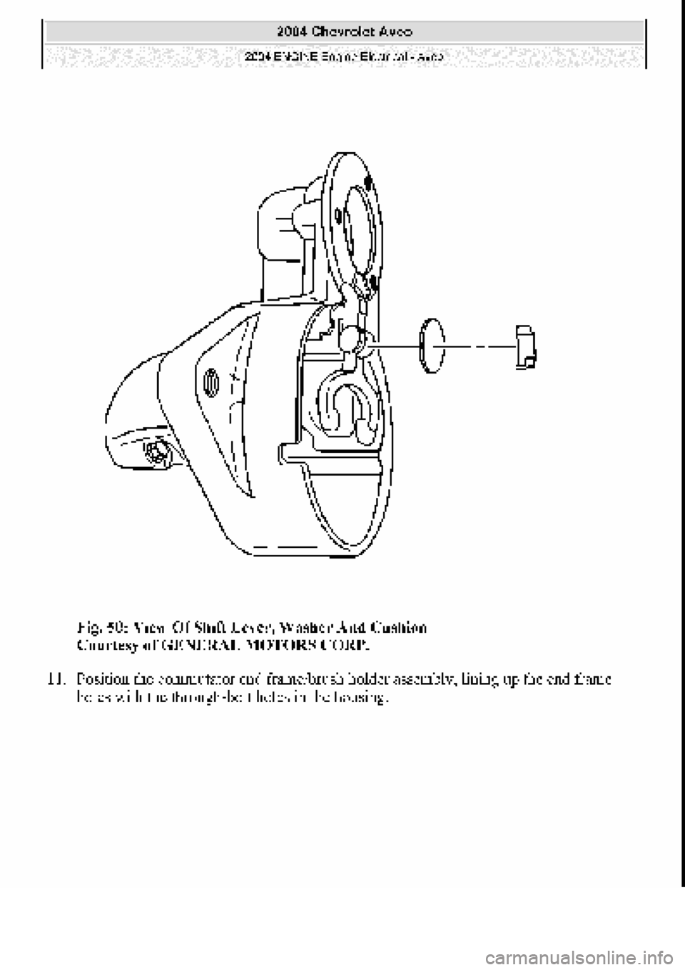 CHEVROLET AVEO 2002  Service Repair Manual 