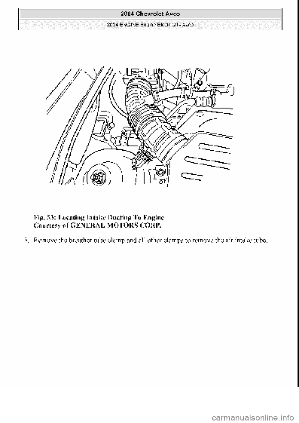 CHEVROLET AVEO 2002  Service Repair Manual 