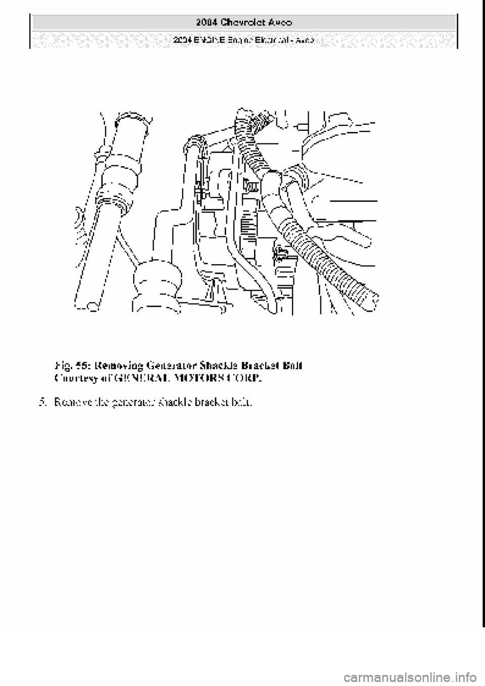 CHEVROLET AVEO 2002  Service Repair Manual 