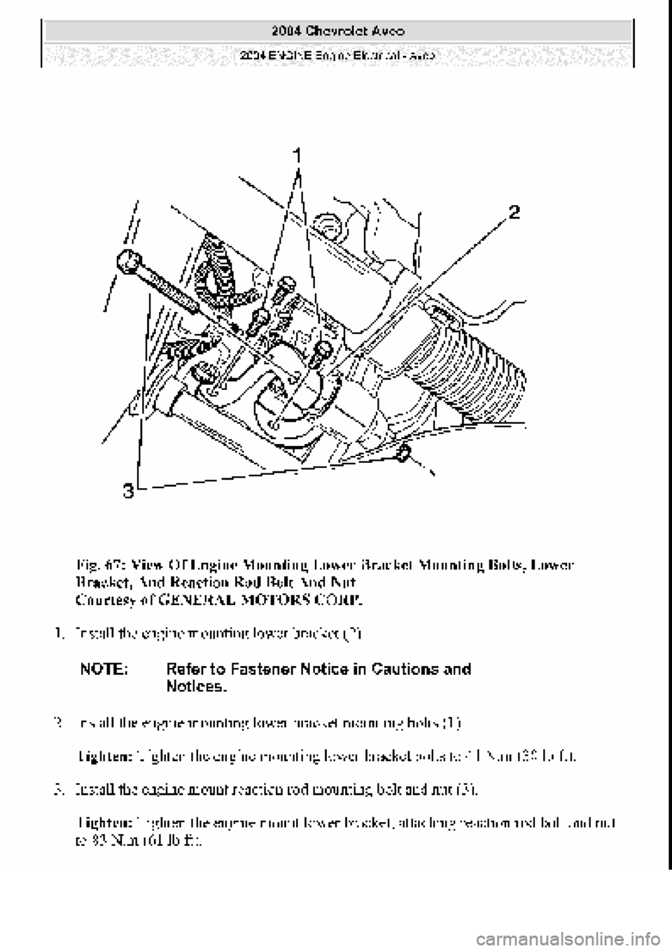 CHEVROLET AVEO 2002  Service Repair Manual 